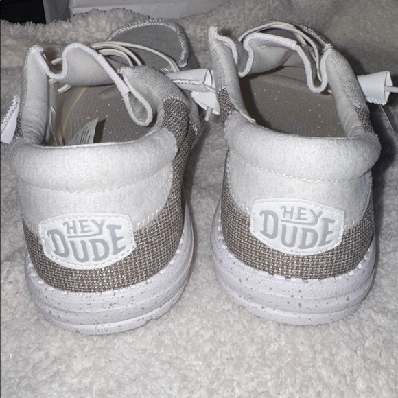 Men’s Hey Dude’s Wally Stitch Optic White 40021-1K3 - Picture 7 of 10